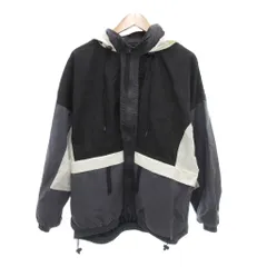 B&Y ユナイテッドアローズ BEAUTY&YOUTH ビューティー&ユース ジャケット マウンテンパーカー ウィンドブレーカー M ブラック グレー ホワイト カラーブロック /NL ■YHS13のサムネイル
