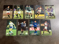 カルビー 1993 Jリーグ サッカーカード 9枚セット ラモス瑠偉 都並敏史 読売ヴェルディ 浦和レッズ ガンバ大阪 まとめ売り CALBEE