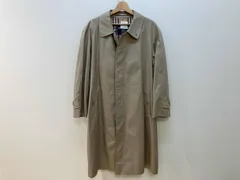 Burberrys バーバリーズ ステンカラーコート ノバチェック ベージュ 替えボタン付き Made in England メンズ