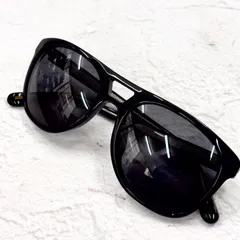 【美品】Dunhill/ダンヒル サングラス SDH106 エンジンターン ブラック/黒 メンズのサムネイル