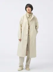 ユニクロ U コーティング ロングコート L