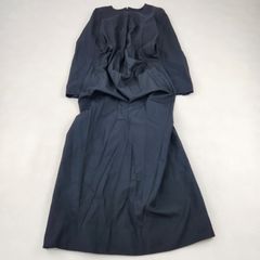 COMME des GARCONS ノースリーブワンピース 紺S 2017秋冬 - メルカリ