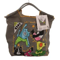 Ball and Chain タグ付き Bobby Dazzler B.BD CLUB トートバッグ 手提げ アニマル 刺繍 グレー 322007 /FF