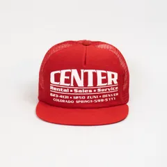 Center Vintage Cap ヴィンテージ キャップ トラッカーキャップ スナップバック ビンテージ 古着