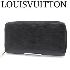 LOUIS VUITTON エピ ジッピーウォレット レザー 長財布 ブラック