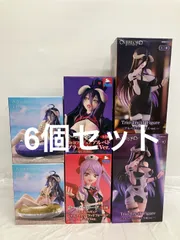 未開封 オーバーロード AquaFloatGirls アルベド ノーマル・リニューアルver Vivitフィギュア アルベドナースver シャルティアナースver TrioTryIt ミニドレス ノーマル・牛柄ver 6個セット LF4928 f107