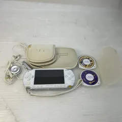 ☆ゲーム機 ☆SONY PSP 1000 ホワイト 純正イヤホン ケース ソフト付き