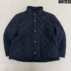 ポロ ラルフローレン キッズ ネイビー キルティング ジャケット 0417(3)