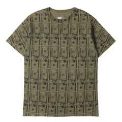 RECON リーコン Tシャツ カーキ サイズ:M | 00s ドル札 全面グラフィック Tシャツ | トップス カットソー 半袖【メンズ】【中古】のサムネイル