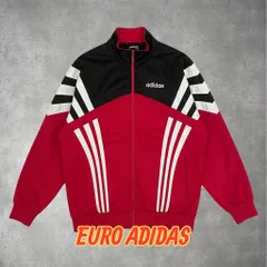 90s adidas ユーロ トラックジャケット ジャージ スポーツ ヴィンテージ 人気 0-84-1048