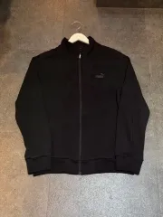 プーマ ブラック ジップアップ ジャケット ジャージ Lサイズ