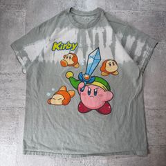 O-1385 게임 Nintendo 별 커비 그래픽 프린트 게임 T 셔츠 사이즈 L
