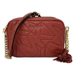 MICHAEL KORS(マイケルコース) ショルダーバッグ美品  ジェットセット 32F1GJ6M2L ボルドー×ゴールド レザー