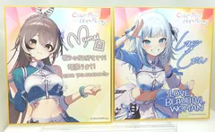 【中古】hololive 6th fes. Color Rise Harmony ランダムメッセージ色紙 hololive STAGE3 がうる・ぐら 七詩ムメイ