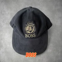 BOSS サントリー キャップ 本革 レザー 企業ロゴ ブラック 帽子 ノベルティ 人気 0-84-1063のサムネイル