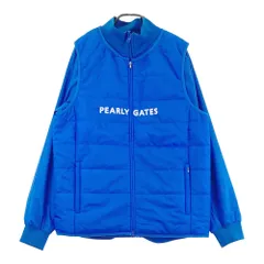 サイズ：5 PEARLY GATES パーリーゲイツ 2025年モデル 蓄熱 中綿ツインブルゾン  ブルー系 [240101604582] ゴルフウェア メンズ ストスト