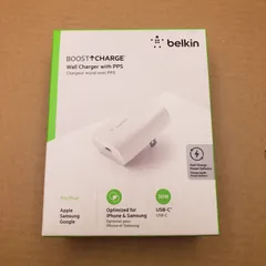 【新品未開封】Belkin 充電器 USB-C 30W PD3.0急速充電 PPS対応 折りたたみ式プラグ