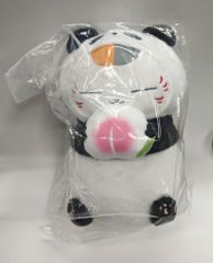 BANDAI SPIRITS 이치 반 쿠지 나츠메 친구장 냥코 선생님과 음료차의 감귤 A상 팬더 착용 장난감 냥코 선생님 봉제인형