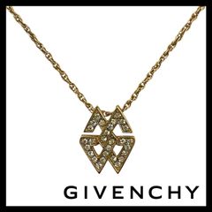 ジバンシィ GIVENCHY ネックレス ゴールドカラー ヴィンテージ 木の葉 