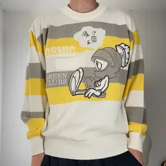 日本製 Japanese Vintage GREEN CLUBS Warner Bros グリーンクラブ サマーニットセーター ゴルフウェア ライカ サイズ4