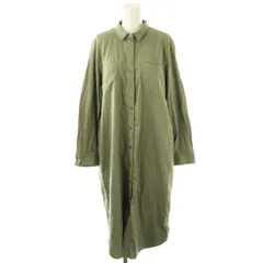 メルローズ MELROSE クレール CLAIRE シャツワンピース カーキ /MI ■OS