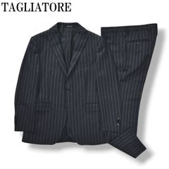 TAGLIATORE ネイビー シアサッカー スーツ サイズ50 - メルカリ