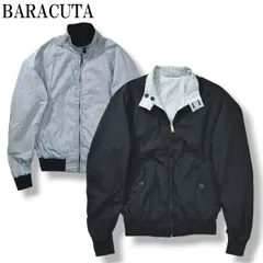 バラクータ BARACUTA G9 リバーシブル ハリントンジャケット スウィングトップ ブルゾン ライトアウター 38 ブラック／チェック柄 メンズのサムネイル