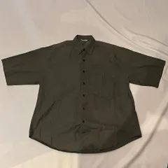 AURALEE オーラリー Washid Finx Twill Half Sleeved Big Shirts 半袖シャツ A8SS03TN グリーン size:3【代官山A06】のサムネイル