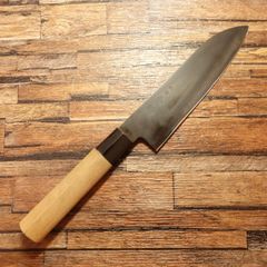 ふ*み様 神田 野崎屋 出刃包丁 刃渡り18cm 木製八角ハンドル 定価