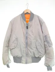 アルファ インダストリーズ ALPHA INDUSTRIES 90's MA-1フライトジャケット ジャケット シルバー LLサイズ 103MT-4360