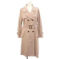 アプワイザーリッシェ Apuweiser-riche バックプリーツ トレンチコート スプリング ロング 1 S ピンクベージュ /AT ■OS