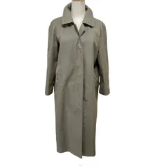 古着 バーバリーズ Burberrys ステンカラーコート クリーニング済み 英国製 ノバチェック柄 ウールライナー付き レディース S～Mサイズ 相当