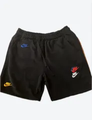 ナイキ ダブル スウッシュ ハーフパンツ 黒 M