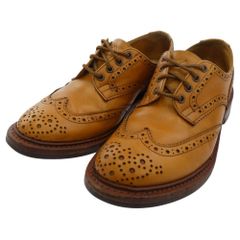 Tricker's Trickers M5633D 영국제 BOURTON DAINITE SOLE 바톤 다이나이트 구두창 레더 슈즈 라이트 브라운계 8.5[중고]
