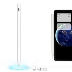 タッチペン スタイラスペン 【2026驚く進化 ワイヤレス/Type-C 2WAY急速充電】アップルペンシル代用ペン 超精確 極細 0遅延apple pencil交換 iPad専用ペン耐摩 磁気吸着充電 傾き感知 パームリジェクション バッテ 17a29b3e