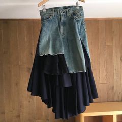 美品JUNYA WATANABE 再構築 切り替え デニム スカートAD2015 - メルカリ