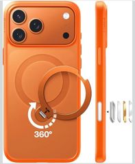 TORRAS iPhone 17 Pro 용 케이스 [다기능 일체 · 360 ° 신정점 회전 스턴트?] Magsafe 대응 [Ostand Q3 Spin] 고 내구성 내충격 세마이식 스턴트? 링크?