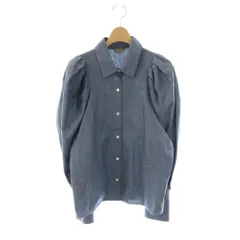 ケイエイチアール k.h.r シャツ ブラウス 長袖 前開き コットン F 紺 /NR ■OS