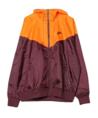 [ナイキ] NSW HE WR スポーツウェア ウィンドランナー ブレーカー フルジップアップ ジャケット ジム スポーツウェア フィットネス トレーニング ランニング DA0002-652 バーガンディ/オレン [(652) バーガンディ/オレンジ] [L]
