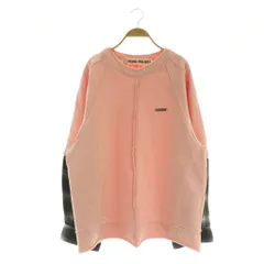 プランクプロジェクト PRANK PROJECT シャツレイヤードスウェット トレーナー 袖切替 カットオフ F ピンク /MY ■OS ■GY18