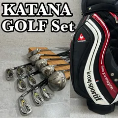 カタナ　ルコックスポルティフ　メンズゴルフ　クラブセット　13本　SR　右利き用　KATANA　LE COQ SPORTIFのサムネイル
