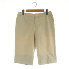 バーバリーゴルフ BURBERRY GOLF ノバチェック切替コーデュロイハーフパンツ 9 ライトベージュ /MY ■OS
