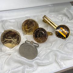 ミッキーマウス ネクタイピン カフス セット 1983年 ディズニー