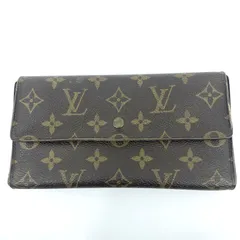 LOUIS VUITTON　ルイヴィトン　ポルトフォイユ インターナショナル 三つ折り モノグラム 長財布 ユニセックス ブラウン M61217 シリアル：TH0968