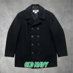 OLD NAVY Pコート ウール XL ブラック ピーコート アウター カジュアル 人気 0-77-974