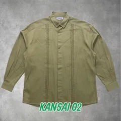 KANSAI O2 刺繍デザインシャツ 日本製 M 長袖シャツ デザイナーズ 人気 0-77-980のサムネイル