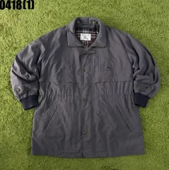 バーバリー チャコール グレー トレンチ コート M 実寸 XL