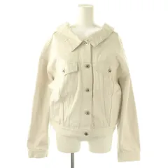 リリーブラウン Lily Brown デニムジャケット Gジャン F アイボリー /HK ■OS