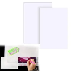 新品 Doyime ダイヤモンドアート 剥離紙 20枚 15*10CM ダイヤモンド塗装リ ダイヤモンド塗装用 ノンステ ィックカバー 交換用 使いやすい ハンドメイド 刺繍アクセサリー 透明フィルム 子供用 大人 クラフトギフト 手芸用品