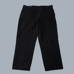 00s Polo Ralph Lauren Black CHINO PANTS W36L29 ポロラルフローレン ブラックチノパン 黒チノ 緑ポニー刺繍 古着